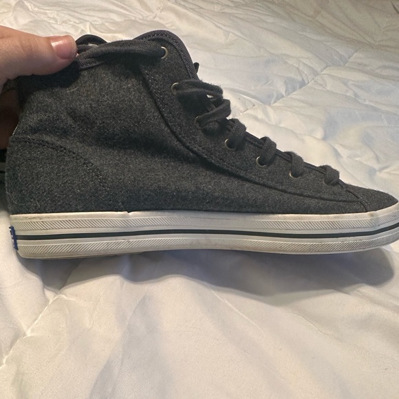 Keds, size 7.5, grey wool high tops - Picture 6 of 6